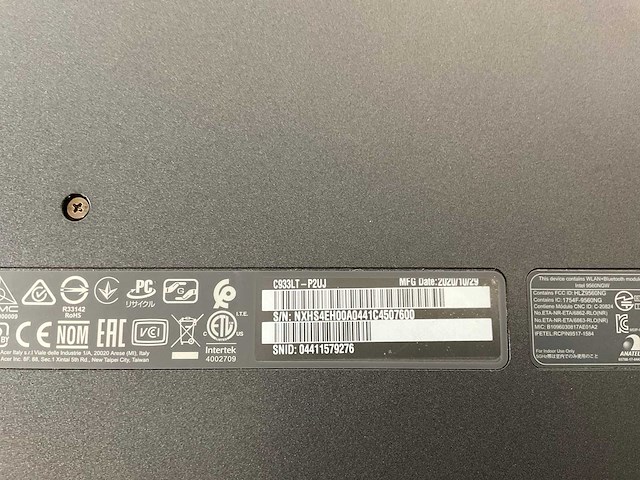 Acer c933 14”, intel celeron n4120, 4 gb ram, 32 gb emmc chromebooks (6x) - afbeelding 2 van  13