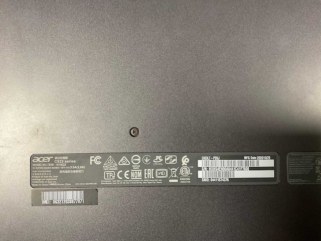Acer c933 14”, intel celeron n4120, 4 gb ram, 32 gb emmc chromebooks (6x) - afbeelding 5 van  13