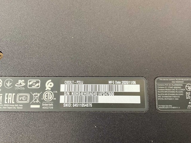 Acer c933 14”, intel celeron n4120, 4 gb ram, 32 gb emmc chromebooks (6x) - afbeelding 13 van  13