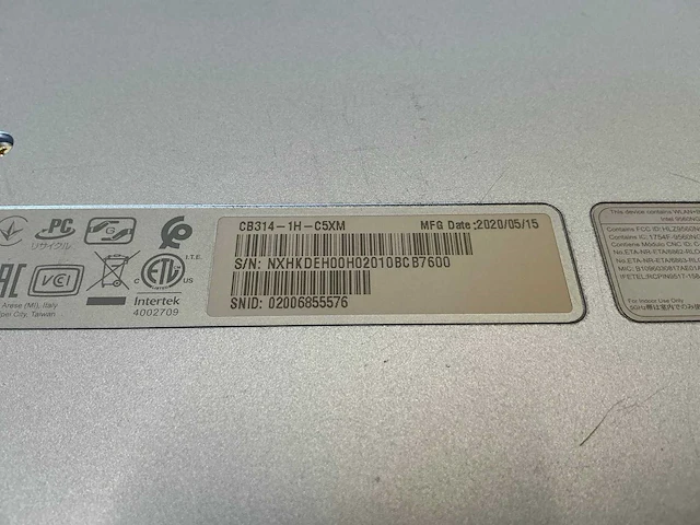 Acer cb314 chromebook - afbeelding 6 van  7