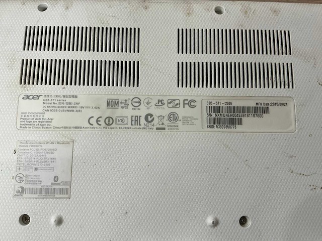 Acer cb5-571-c506 chromebook - afbeelding 4 van  4