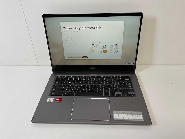 Acer cp514-1w 13.5”, amd athlon silver 3050c, 8 gb ram, 64 gb ssd touchscreen chromebooks (2x) - afbeelding 2 van  16