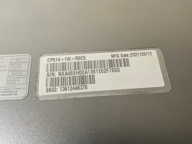 Acer cp514-1w 13.5”, amd athlon silver 3050c, 8 gb ram, 64 gb ssd touchscreen chromebooks (2x) - afbeelding 8 van  16