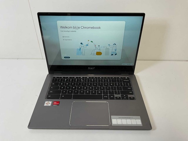 Acer cp514-1w 13.5”, amd athlon silver 3050c, 8 gb ram, 64 gb ssd touchscreen chromebooks (2x) - afbeelding 10 van  16