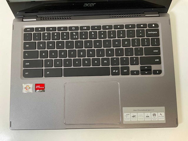 Acer cp514-1w 13.5”, amd athlon silver 3050c, 8 gb ram, 64 gb ssd touchscreen chromebooks (2x) - afbeelding 13 van  16