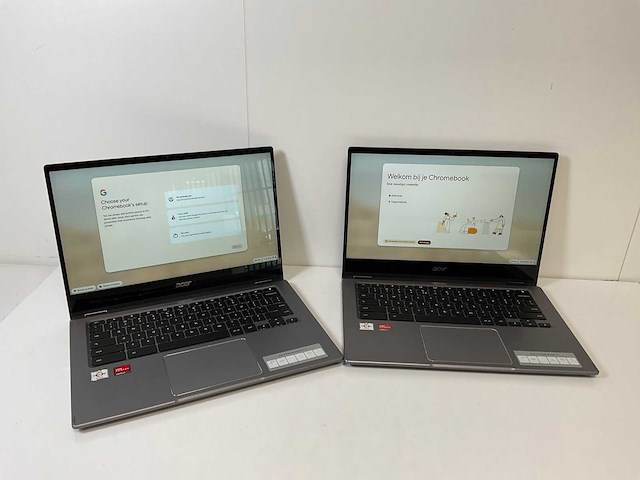 Acer cp514-1w 13.5”, amd athlon silver 3050c, 8 gb ram, 64 gb ssd touchscreen chromebooks (2x) - afbeelding 1 van  16