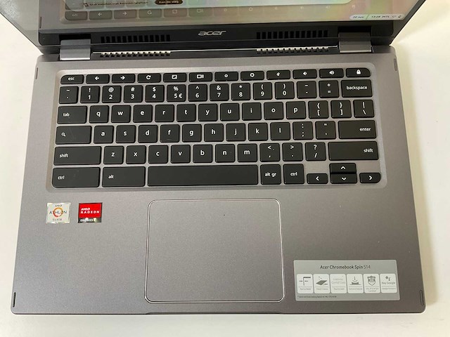Acer cp514-1w 13.5”, amd athlon silver 3050c, 8 gb ram, 64 gb ssd touchscreen chromebooks (2x) - afbeelding 5 van  16