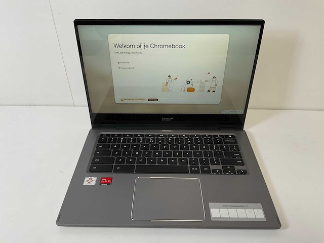 Acer cp514-1w 13.5”, amd athlon silver 3050c, 8 gb ram, 64 gb ssd touchscreen chromebooks (2x) - afbeelding 2 van  16