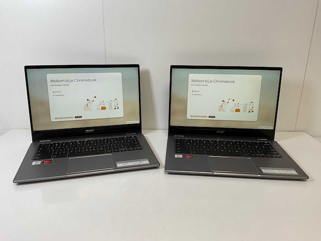 Acer cp514-1w 13.5”, amd athlon silver 3050c, 8 gb ram, 64 gb ssd touchscreen chromebooks (2x) - afbeelding 1 van  16