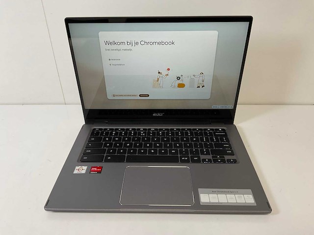 Acer cp514-1w 13.5”, amd athlon silver 3050c, 8 gb ram, 64 gb ssd touchscreen chromebooks (2x) - afbeelding 2 van  16