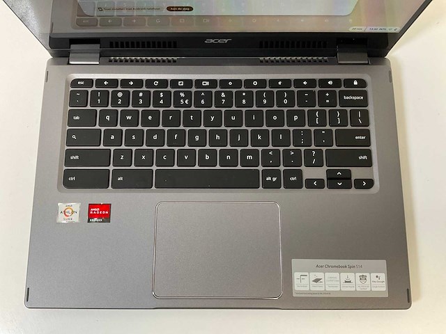 Acer cp514-1w 13.5”, amd athlon silver 3050c, 8 gb ram, 64 gb ssd touchscreen chromebooks (2x) - afbeelding 5 van  16