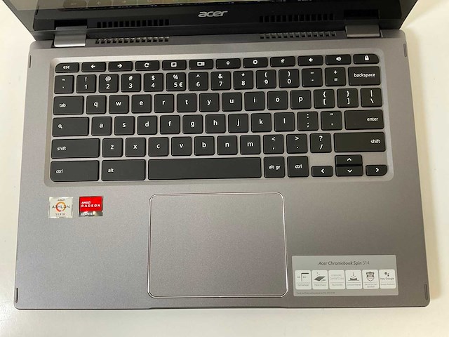 Acer cp514-1w 13.5”, amd athlon silver 3050c, 8 gb ram, 64 gb ssd touchscreen chromebooks (2x) - afbeelding 13 van  16