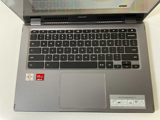 Acer cp514-1w 13.5”, amd athlon silver 3050c, 8 gb ram, 64 gb ssd touchscreen chromebooks (2x) - afbeelding 5 van  16