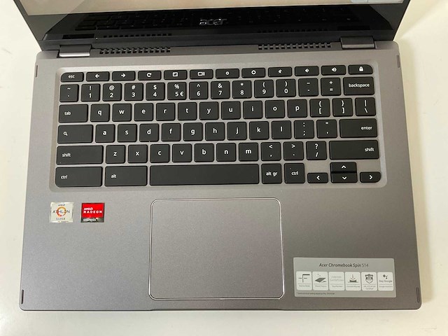 Acer cp514-1w 13.5”, amd athlon silver 3050c, 8 gb ram, 64 gb ssd touchscreen chromebooks (2x) - afbeelding 13 van  16