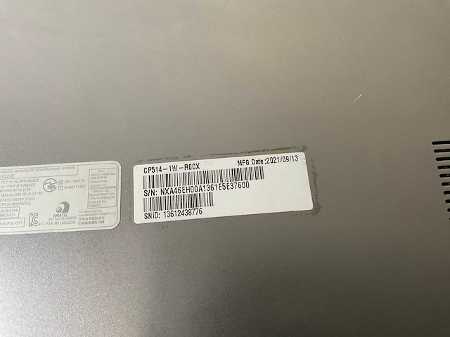 Acer cp514-1w 13.5”, amd athlon silver 3050c, 8 gb ram, 64 gb ssd touchscreen chromebooks (2x) - afbeelding 16 van  16