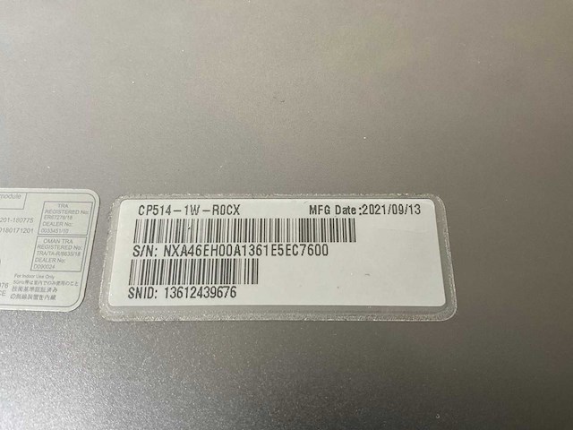 Acer cp514-1w 13.5”, amd athlon silver 3050c, 8 gb ram, 64 gb ssd touchscreen chromebooks (2x) - afbeelding 8 van  16