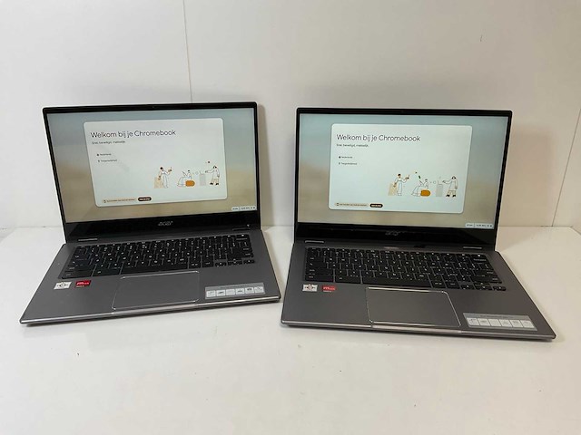 Acer cp514-1w 13.5”, amd athlon silver 3050c, 8 gb ram, 64 gb ssd touchscreen chromebooks (2x) - afbeelding 1 van  16