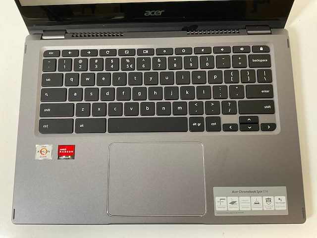Acer cp514-1w 13.5”, amd athlon silver 3050c, 8 gb ram, 64 gb ssd touchscreen chromebooks (2x) - afbeelding 13 van  16