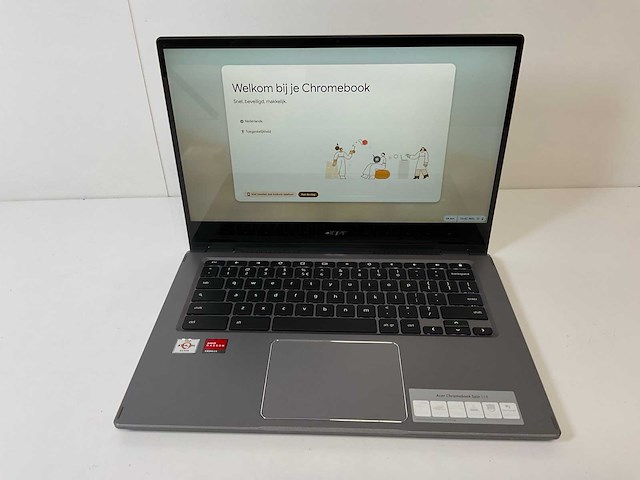Acer cp514-1w 13.5”, amd athlon silver 3050c, 8 gb ram, 64 gb ssd touchscreen chromebooks (2x) - afbeelding 2 van  16