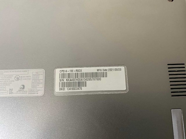 Acer cp514-1w 13.5”, amd athlon silver 3050c, 8 gb ram, 64 gb ssd touchscreen chromebooks (2x) - afbeelding 8 van  16