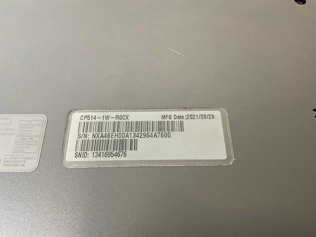 Acer cp514-1w 13.5”, amd athlon silver 3050c, 8 gb ram, 64 gb ssd touchscreen chromebooks (2x) - afbeelding 16 van  16