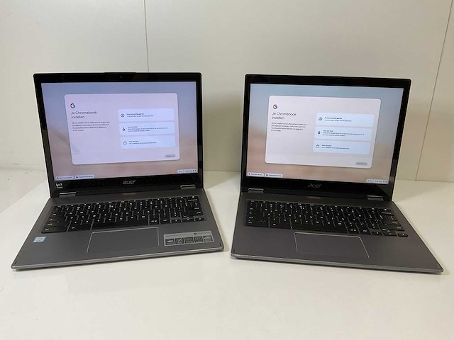 Acer cp713 13.3”, core i5 8th gen, 8 gb ram, 64 gb ssd touchscreen chromebooks (2x) - afbeelding 1 van  16