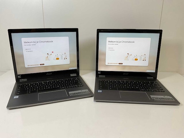 Acer cp713 13.3”, core i5 8th gen, 8 gb ram, 64 gb ssd touchscreen chromebooks (2x) - afbeelding 1 van  17
