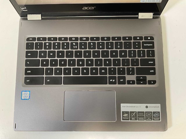 Acer cp713 13.3”, core i5 8th gen, 8 gb ram, 64 gb ssd touchscreen chromebooks (2x) - afbeelding 14 van  17