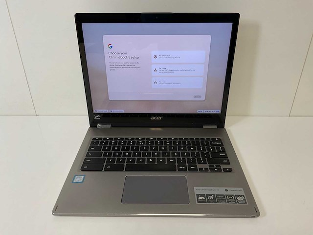 Acer cp713 13.3”, core i5 8th gen, 8 gb ram, 64 gb ssd touchscreen chromebooks (2x) - afbeelding 2 van  16