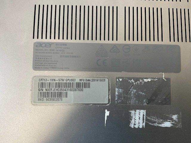 Acer cp713 13.3”, core i5 8th gen, 8 gb ram, 64 gb ssd touchscreen chromebooks (2x) - afbeelding 8 van  16