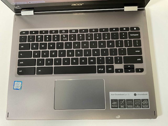 Acer cp713 13.3”, core i5 8th gen, 8 gb ram, 64 gb ssd touchscreen chromebooks (2x) - afbeelding 13 van  16