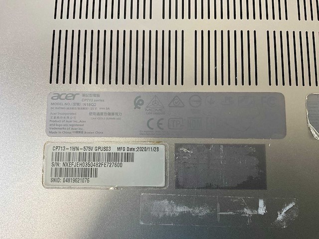 Acer cp713 13.3”, core i5 8th gen, 8 gb ram, 64 gb ssd touchscreen chromebooks (2x) - afbeelding 16 van  16