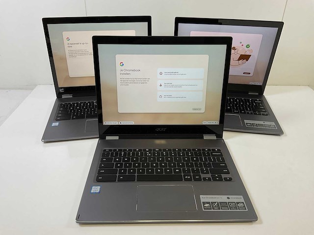 Acer cp713 13.5”, core(tm) i5 8th gen, 8 gb ram, 64 gb ssd touchscreen chromebooks (3x) - afbeelding 1 van  23