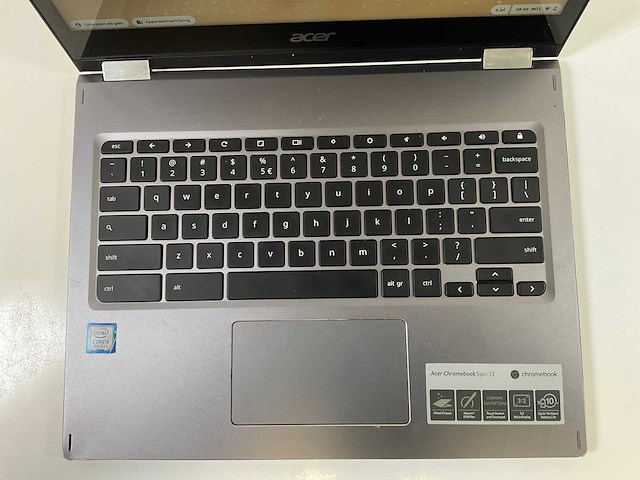 Acer cp713 13.5”, core(tm) i5 8th gen, 8 gb ram, 64 gb ssd touchscreen chromebooks (3x) - afbeelding 13 van  23