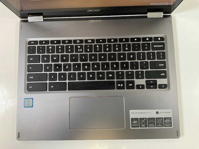 Acer cp713 13.5”, core(tm) i5 8th gen, 8 gb ram, 64 gb ssd touchscreen chromebooks (3x) - afbeelding 20 van  23