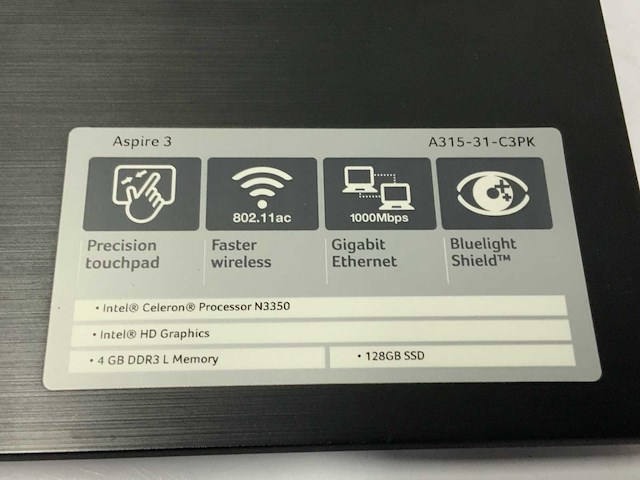 Acer, dell aspire, pp35l laptop (2x) - afbeelding 3 van  14