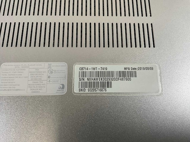 Acer mix model chromebooks - check description (3x) - afbeelding 23 van  23
