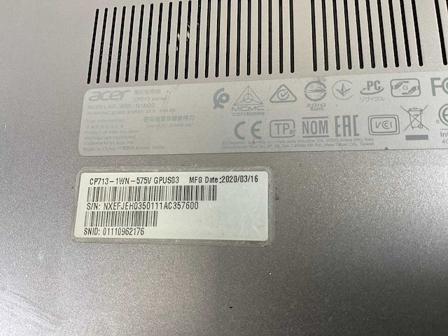 Acer mix model chromebooks - check description (3x) - afbeelding 21 van  22