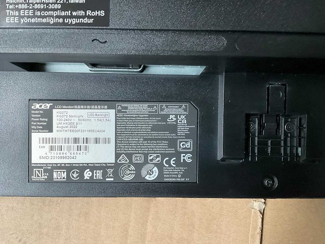Acer monitor (4x) - afbeelding 8 van  28