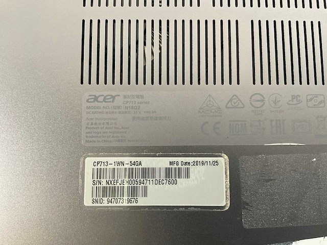 Acer spin 13 13.5”, core(tm) i5 8th gen, 8 gb ram, 64 gb ssd chromebooks (2x) - afbeelding 7 van  15