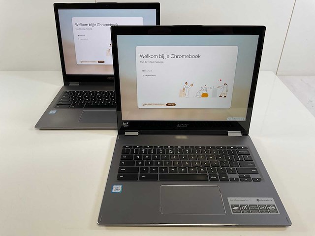 Acer spin 13 13.5”, core(tm) i5 8th gen, 8 gb ram, 64 gb ssd chromebooks (2x) - afbeelding 1 van  15