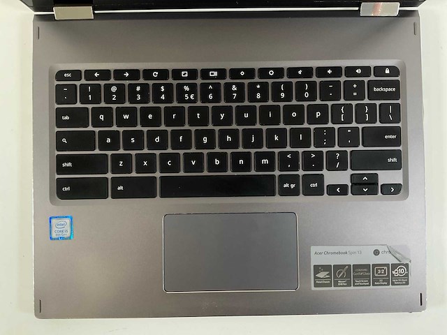 Acer spin 13 13.5”, core(tm) i5 8th gen, 8 gb ram, 64 gb ssd chromebooks (2x) - afbeelding 11 van  15