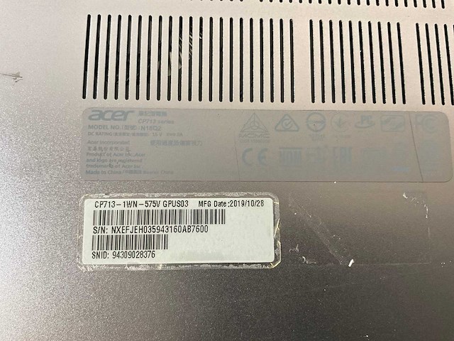 Acer spin 13 13.5”, core(tm) i5 8th gen, 8 gb ram, 64 gb ssd chromebooks (2x) - afbeelding 7 van  15