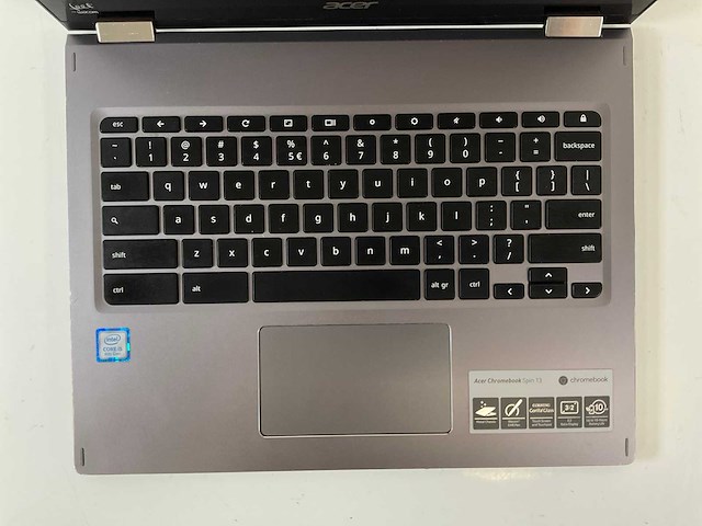 Acer spin 13 13.5”, core(tm) i5 8th gen, 8 gb ram, 64 gb ssd chromebooks (2x) - afbeelding 11 van  15