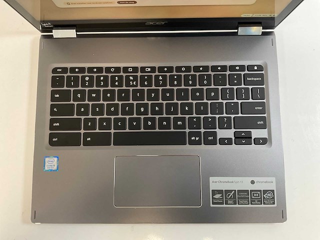 Acer spin 13 13.5”, core(tm) i5 8th gen, 8 gb ram, 64 gb ssd touchscreen chromebooks (3x) - afbeelding 18 van  22