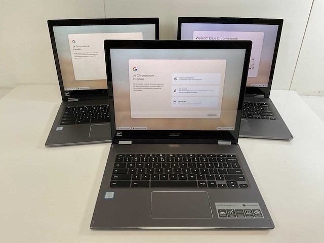 Acer spin 13 13.5”, core(tm) i5 8th gen, 8 gb ram, 64 gb ssd touchscreen chromebooks (3x) - afbeelding 1 van  22