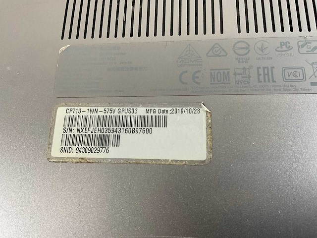 Acer spin 13 13.5”, core(tm) i5 8th gen, 8 gb ram, 64 gb ssd touchscreen chromebooks (3x) - afbeelding 10 van  15