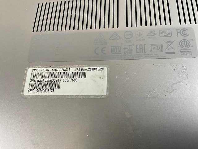Acer spin 13 13.5”, core(tm) i5 8th gen, 8 gb ram, 64 gb ssd touchscreen chromebooks (3x) - afbeelding 15 van  15