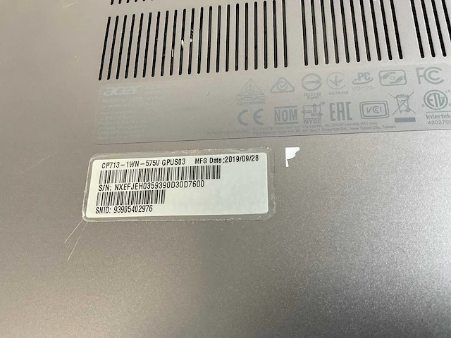 Acer spin 13 13.5”, core(tm) i5 8th gen, 8 gb ram, 64 gb ssd touchscreen chromebooks (3x) - afbeelding 16 van  23