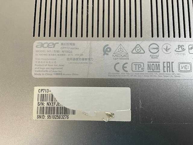 Acer spin 13 13.5”, core(tm) i5 8th gen, 8 gb ram, 64 gb ssd touchscreen chromebooks (3x) - afbeelding 23 van  23